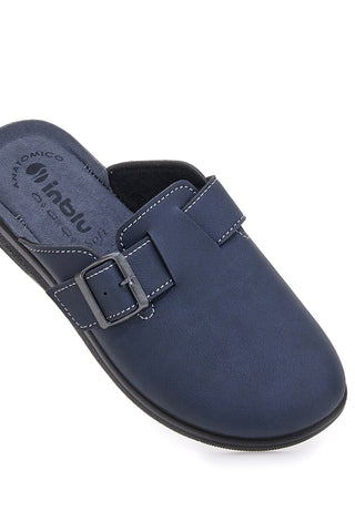 Pantofola blu con fibbia regolabile Inblu 19DG