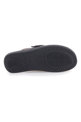 Pantofola marrone con fibbia regolabile Inblu 19DG