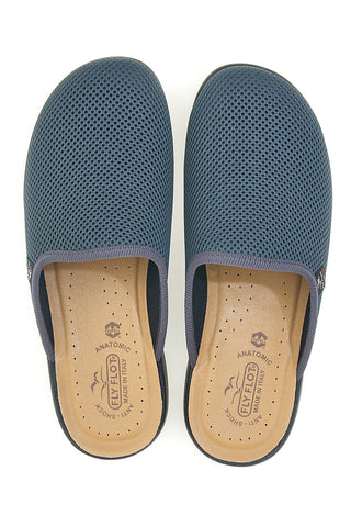 Pantofole antracite traforate con plantare forato Fly Flot 90P70118FB