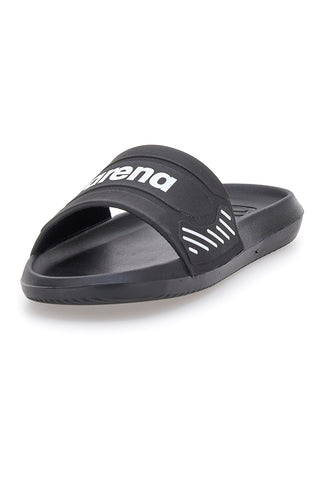 Schwarze Hausschuhe mit Arena-Logo 10563100