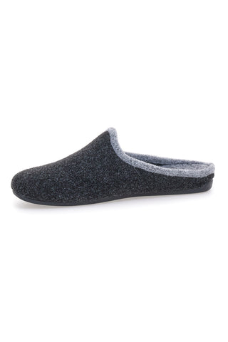 Pantofole antracite in feltro con profilo grigio Superga S10S225