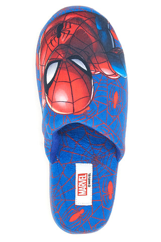 Pantofole blu con stampa Spiderman e suola antiscivolo Spiderman R1310624T