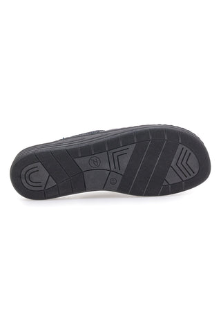 Pantofole color fango con dettagli blu e suola comfort Jerpoint NR35AR