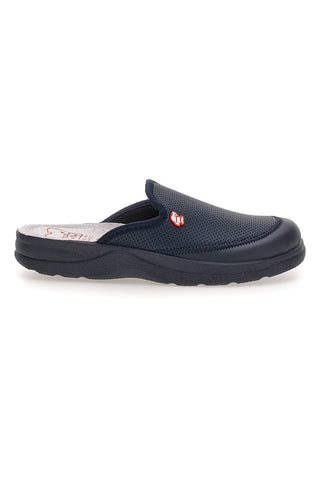 Mr Chef 653 perforierte blaue Clogs mit Komfort-Innensohle