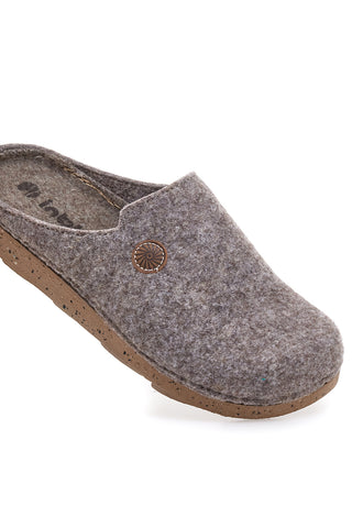 Pantofole grigie in feltro con suola comfort Inblu 21 MT