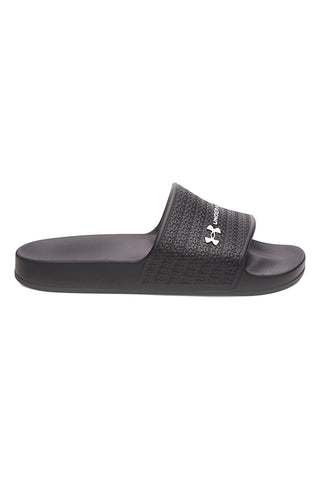 Ciabatte da piscina nere con fascia logata Under armour 6007528 001
