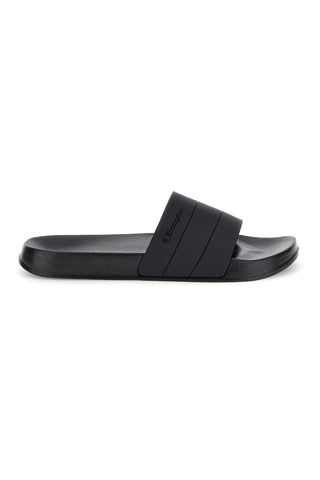Ciabatte da piscina nero con fascia logata Champion All American Box Slide