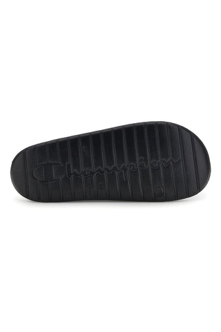 Schwarze Pantoffeln mit Logoband Champion Cabana Box Slide