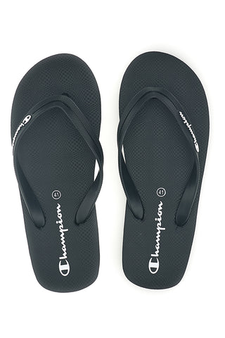 Schwarze Flip-Flops mit Logo Champion BIG CLASSIC EVO