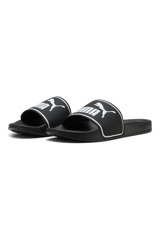 Ciabatte da Piscina nere con logo a contrasto Puma Leadcat 2