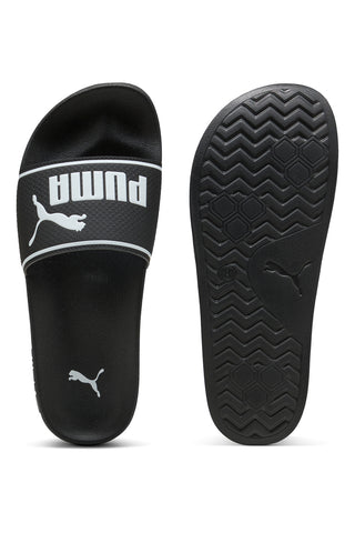 Ciabatte da Piscina nere con logo a contrasto Puma Leadcat 2
