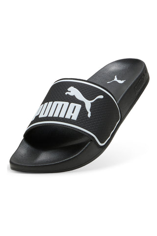 Ciabatte da Piscina nere con logo a contrasto Puma Leadcat 2