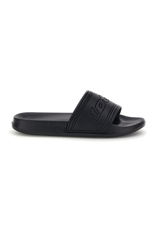 Schwarze Hausschuhe mit Logoband Lotto 213386
