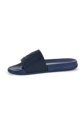 Ciabatte blu con fascia traforata Lotto Moku III Slide