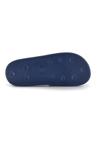 Ciabatte blu con fascia traforata Lotto Moku III Slide