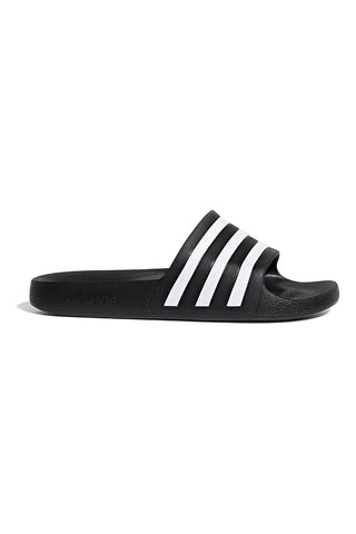 Ciabatte da Piscina nere con strisce Adidas Adilette Aqua