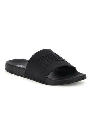 Schwarze Hausschuhe mit Everlast-Logo EV068