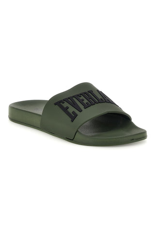 Ciabatte verdi con logo Everlast EV068