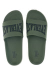 Ciabatte verdi con logo Everlast EV068