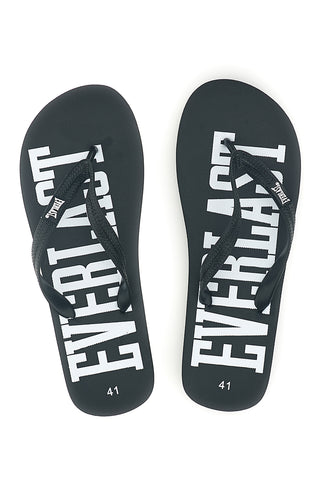 Ciabatte infradito nere logate Everlast EV08