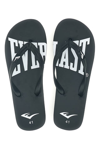 Infradito nere con logo Everlast EV010