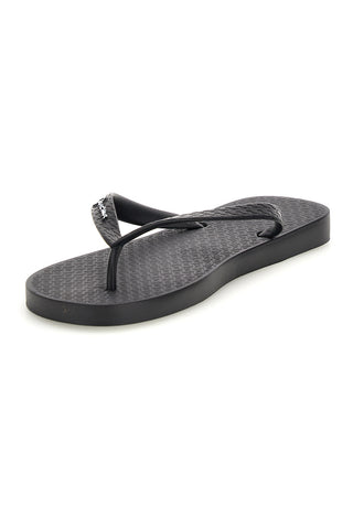 Schwarze Flip-Flops mit geriffelter Sohle Ipanema IP83305