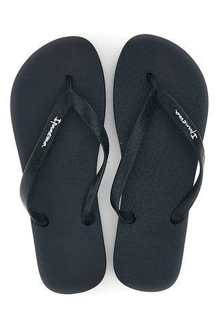 Schwarze Flip-Flops mit geriffelter Sohle Ipanema IP83305