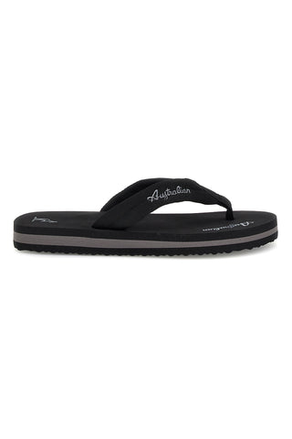 Infradito nere con scritta grigia Australian AU24M409