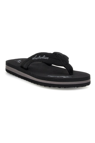 Infradito nere con scritta grigia Australian AU24M409