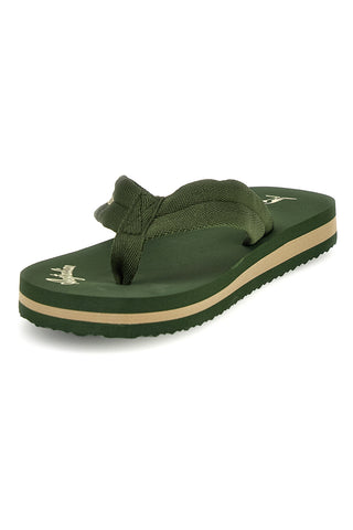 Infradito verdi con scritta bianca Australian AU24M409
