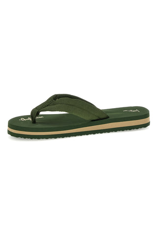 Infradito verdi con scritta bianca Australian AU24M409