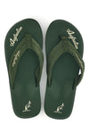 Infradito verdi con scritta bianca Australian AU24M409