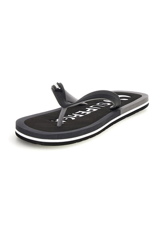 Infradito nere con logo Superga S24T189