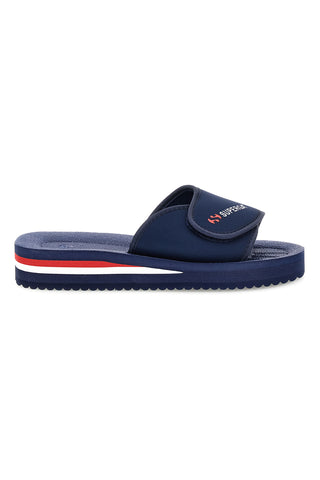 Ciabatta blu con fascia regolabile Superga S24E702