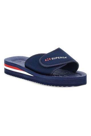Ciabatta blu con fascia regolabile Superga S24E702