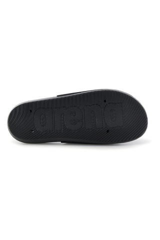 Arena schwarze Flip-Flops mit perforiertem Riemen 004372 100