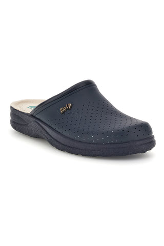Ciabatta Blu in vera pelle Bio Up 621