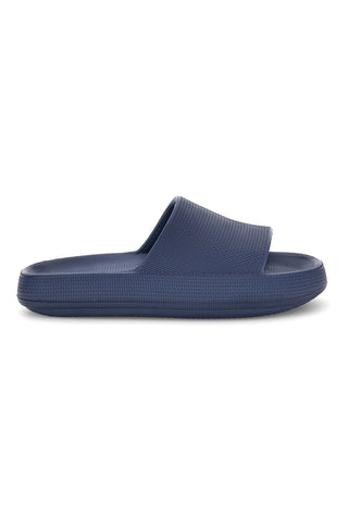 Blaue Pantoletten mit Riemen 2t2l 2033