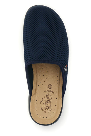 Blaue Hausschuhe aus atmungsaktivem Stoff Fly flot 90P70118FB
