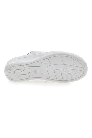 Bio Up 329 Hausschuhe aus weißem Leder