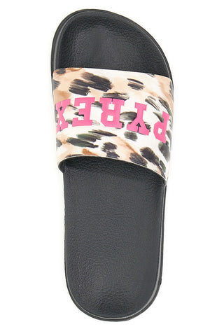 Pyrex-Gummipantoffeln 80691 Schwarzes Animalier