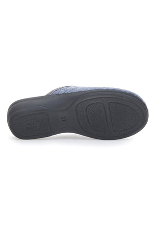 Graue Hausschuhe InBlu 134 BJ