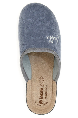 Graue Hausschuhe InBlu 134 BJ