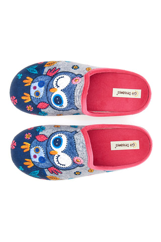 Pantofole Gio Dreams 255 Gufo Blu