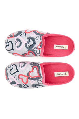 Gio Dreams 253 Hearts Fuchsia Hausschuhe