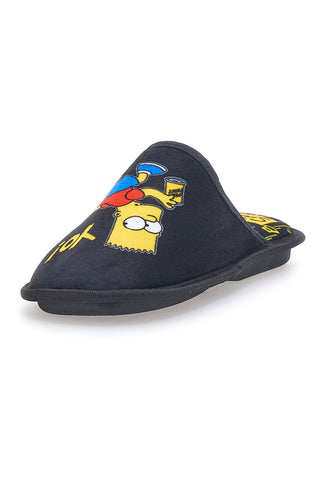 Simpson Bart 16421 Schwarze Hausschuhe