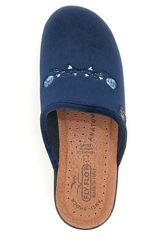 Blaue Fly Flot 750 Hausschuhe