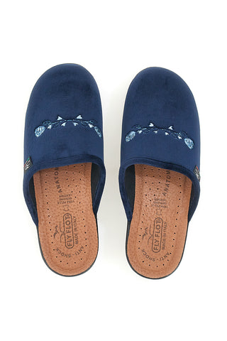 Blaue Fly Flot 750 Hausschuhe