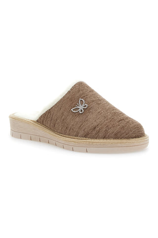 Fly Nature 373 Taupe-Hausschuhe