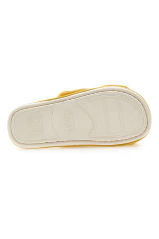 Coveri World 68 Hausschuhe mit gelbem Fell